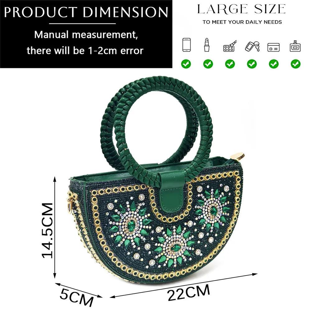 Italian Design Evening Shoes And Bag Paired With Handmade Petal Clutches Pointed Toe High-Heel Shoes For Women Party Shoes