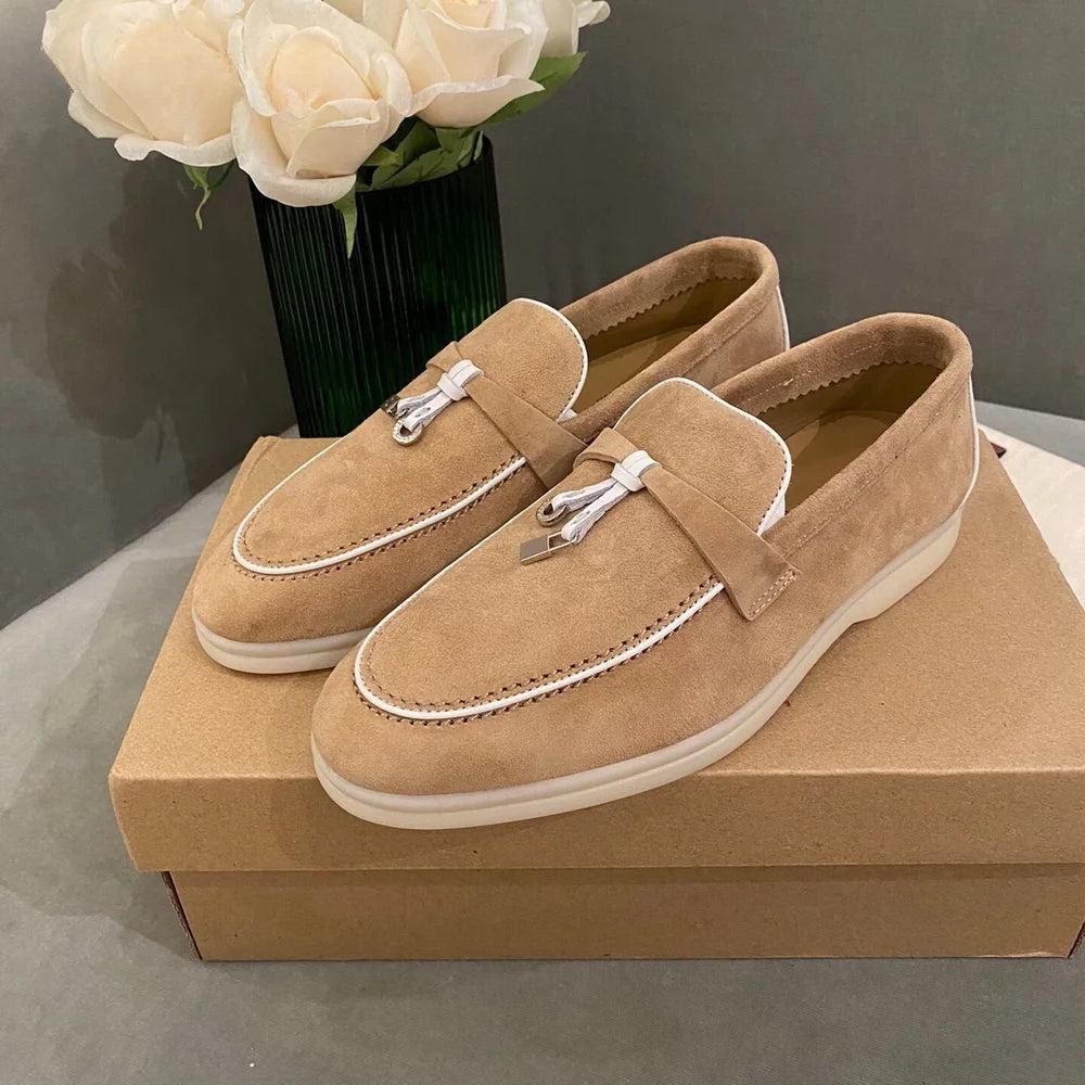Shoes Other Casual Adult Kid Suede None Stitching Flats Women's Loafers Time-limited