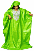 Women Traditional  Riche Bazin Senegalese Kaftan/Boubou Maxi Dress, One Size